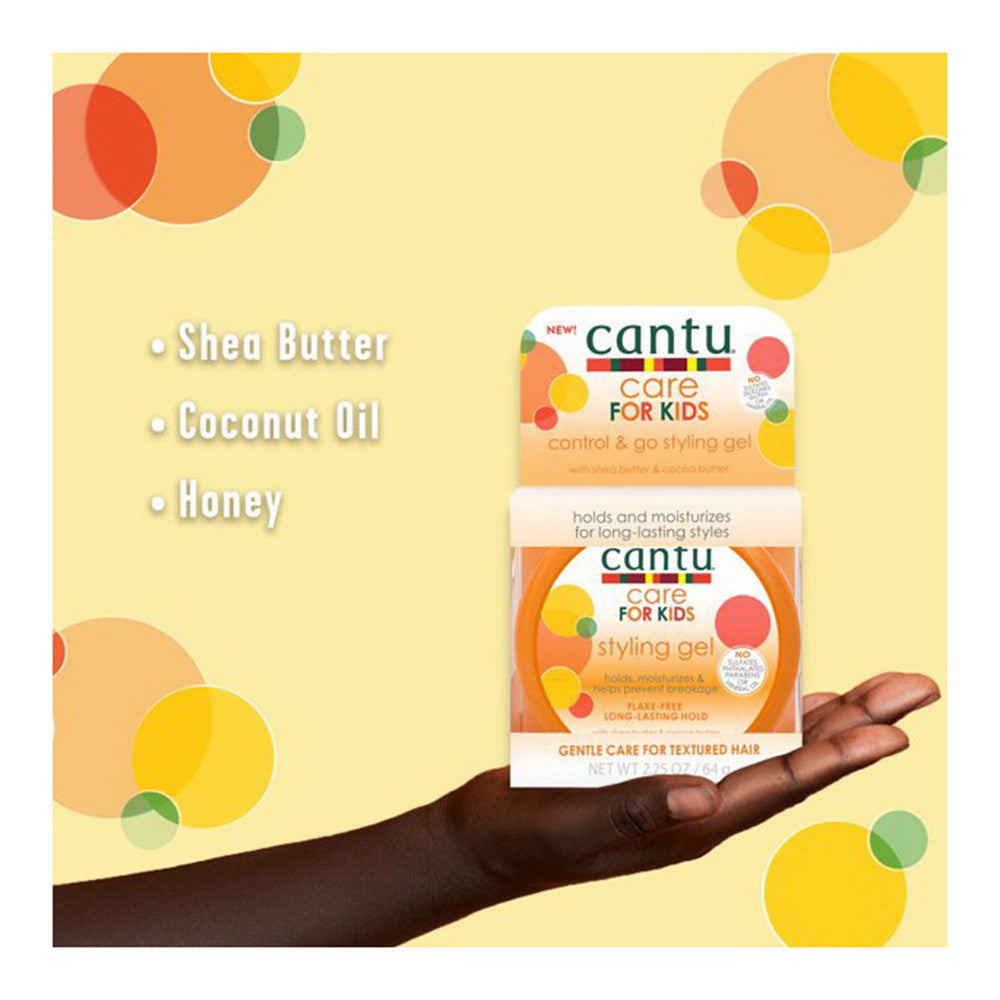 Cantu Care for Kids Control & Go Styling Gel, 2.25 Oz